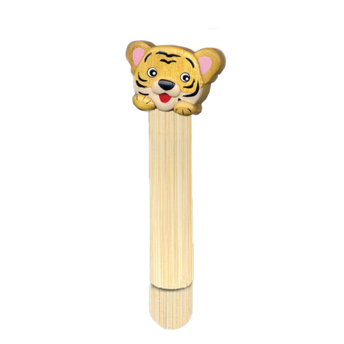Tiger Bookmark Bamboo Animal Face|Lovely crafted Hand painted Wood