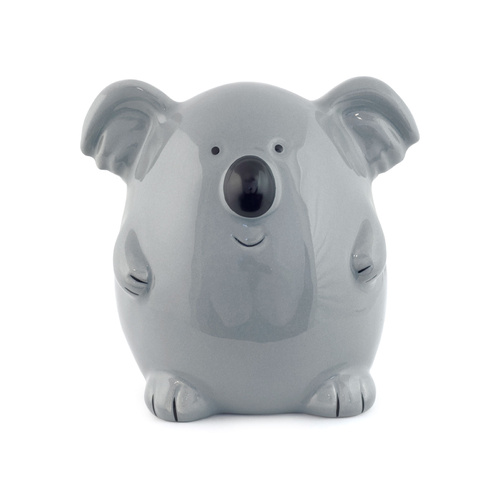 Cute Koala Money Box Bank Ceramic Figurine Great For Kids Savings