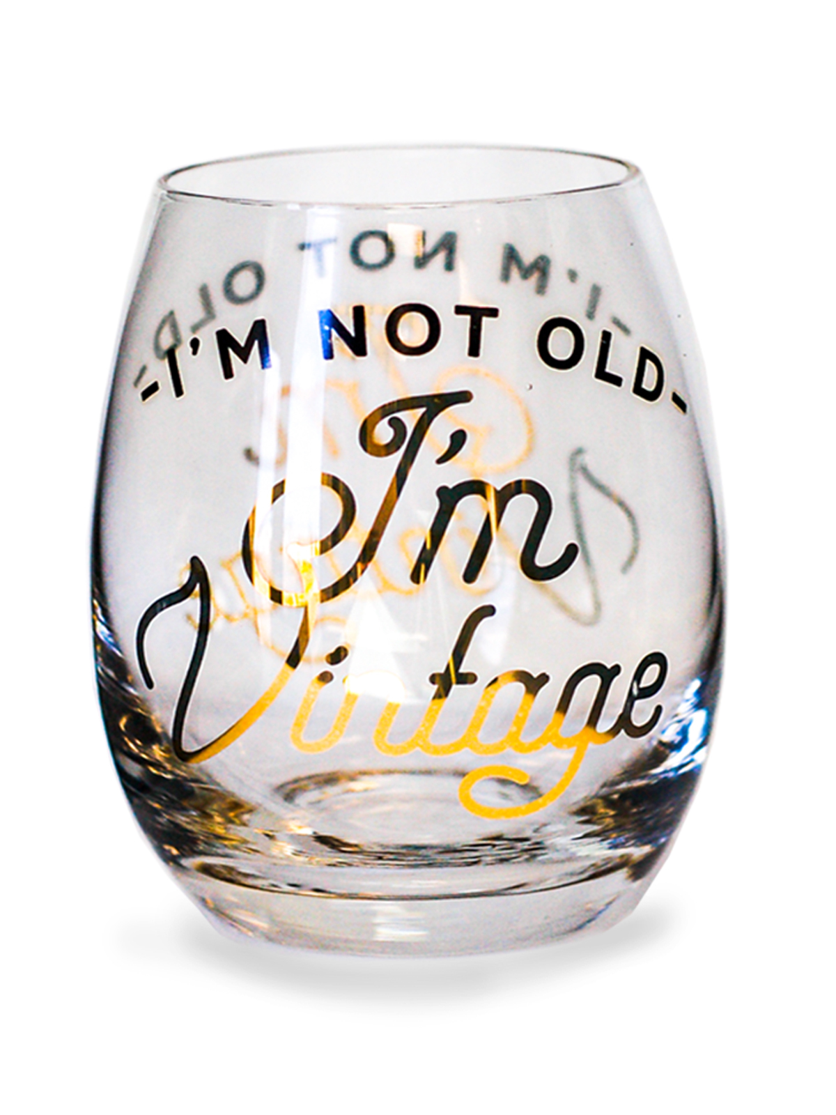 Fun Birthday Glassware Large 17 Oz Glasses Stemless Wine Glass Gift for Grandfathers & Dads Best Grandpa Ever 