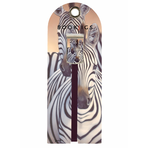 Bookjig Ribbon Bookmark Zebra
