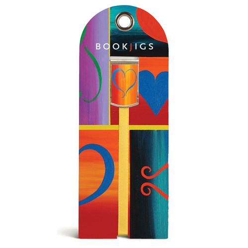 Bookjig Ribbon Bookmarks Painted Heart