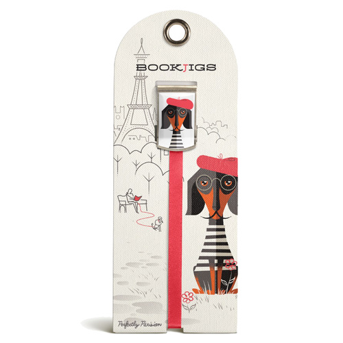 Bookjig Ribbon Bookmark Dog Perfectly Paris