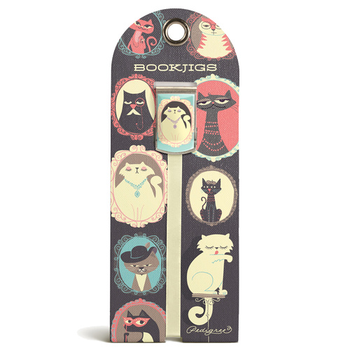 Bookjig Ribbon Bookmark Pedigree Multi Cats