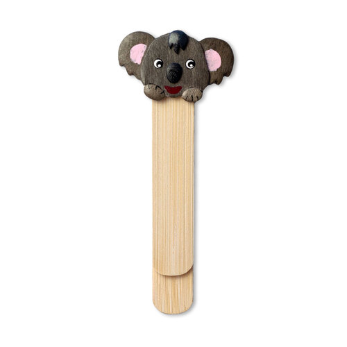 Bookmark Koala Animal Face|Lovely crafted Hand painted Wood