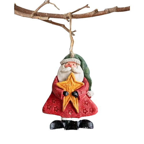 Santa Star luxury Nordic Christmas Tree hanging ornament