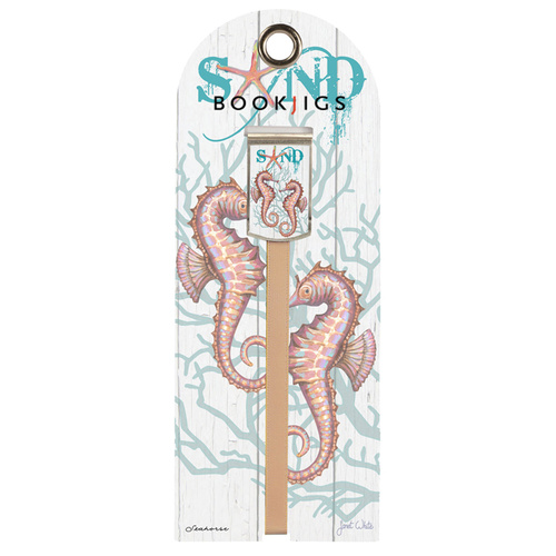 Bookjig Ribbon Bookmarks Coastal Seahorse