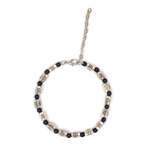 Beautiful Anklet Black Bead Calm