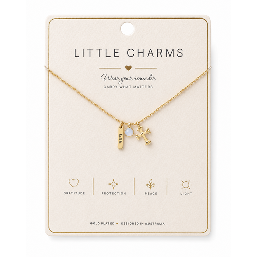 Little Charms necklace faith