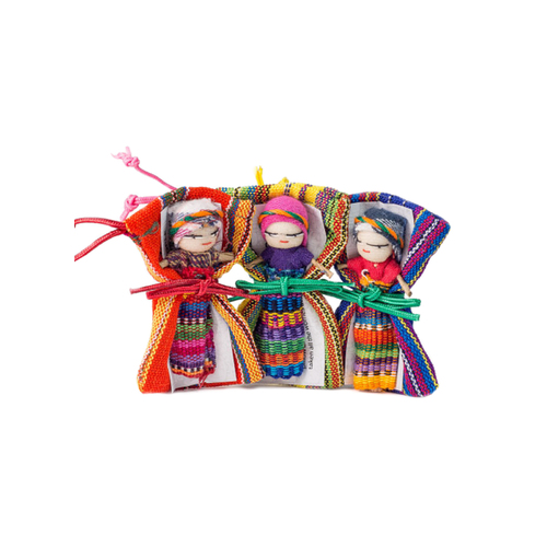 Worry Dolls Guatemalan Assorted colours |Ethically Produced | Lovely Keepsake Gift