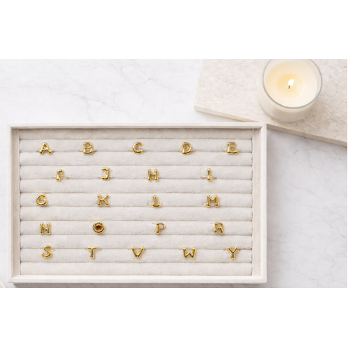 Gold plated adjustable bubble ring set 