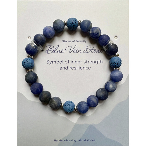 Stones of Serenity Blue Vein Stone 