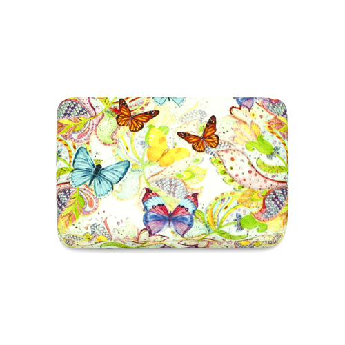 Beautiful Cloth Covered & Lined Jewel Box Butterfly Magic