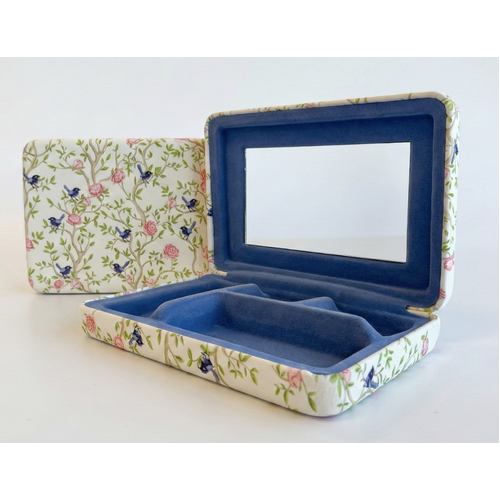 Jewel Box Floral Collection Bluebirds 