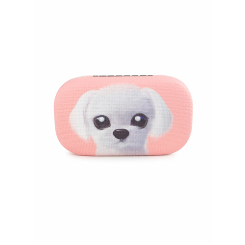 Quality PU Covered & Lined Trinket Case Dog Melon