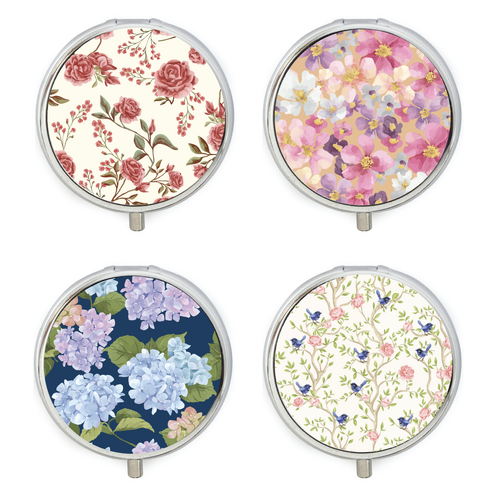 pill box Floral collection Gift boxed