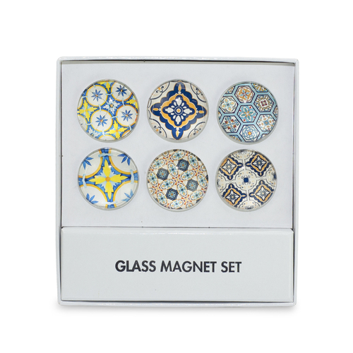 Magnet Set Fresh Mosaic Set Of 6|Beautifully Gift Boxed|Great gift idea