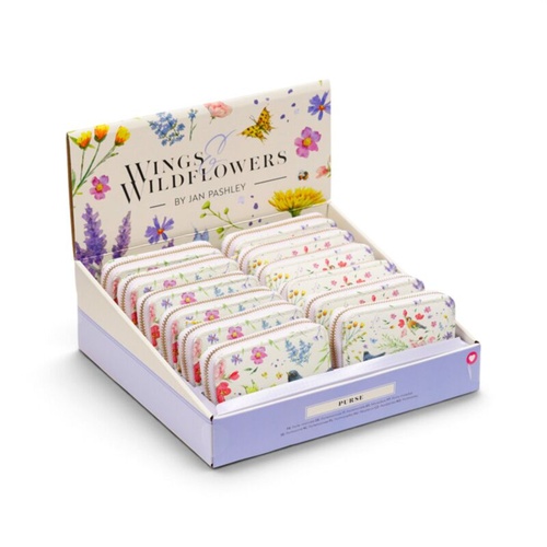 Wildflowers Zip-around purse 12 pce CDU