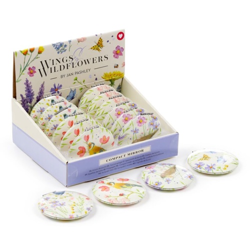 Wildflowers Compact Mirror 24 pce CDU