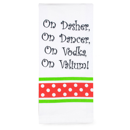 Funny Teatowel Xmas On Vodka great sentimental Gift idea