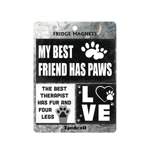 Fridge Magnet My Best Friend Has Paws | Perfect gift for the Cat dog lover
