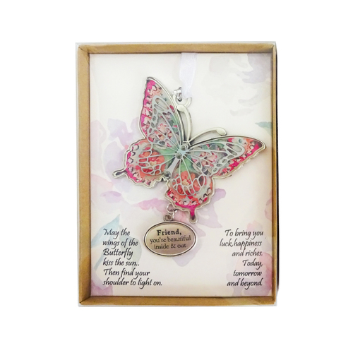 Decoration Butterfly Luck Beautiful Friend |Beautifully Gift Boxed|Great gift idea