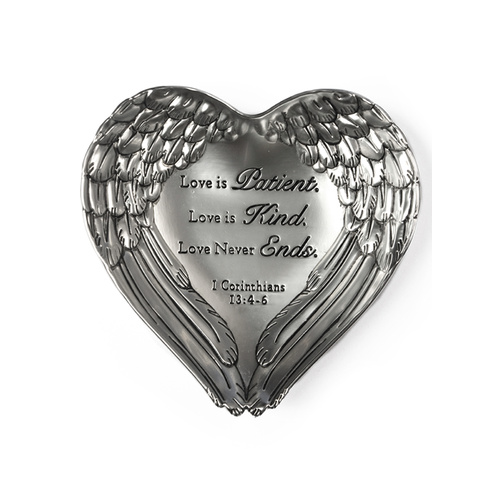 Angel Wing Dish Love Is Patient