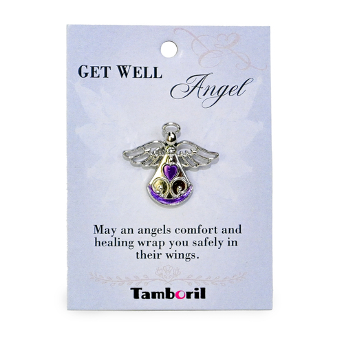 Angel Pin of Get Well
