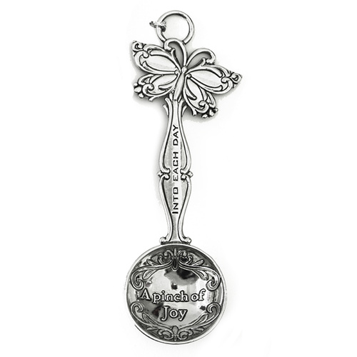 Metal Tea Spoon Butterfly Joy