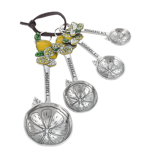 Measuring Spoons Lemons set of 4