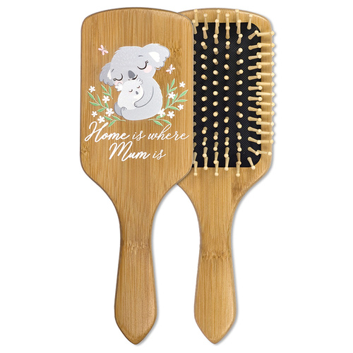 Beautiful Quality Bamboo Hairbrush Mums Home Great Gift Idea Cute Koala's
