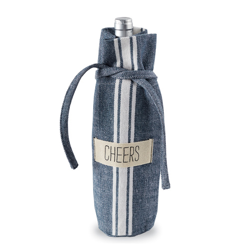 Mudpie Cheers Bistro Wine Bag  gift with a bottle