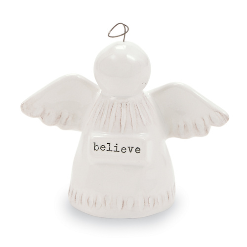 Mudpie Believe Pocket Angel Great sentimental gift beautiful made Ceramic angel gift boxed