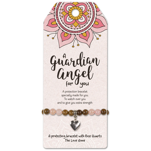Guardian Angel -A protecting bracelet with Rose Quartz  The Love stone