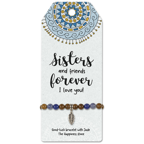 Sisters forever -Friendship bracelet with Sodalite  The Friendship stone