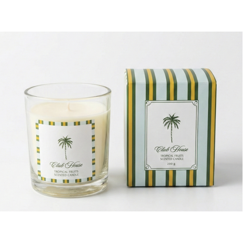 Scented candle Club House tropical fruit