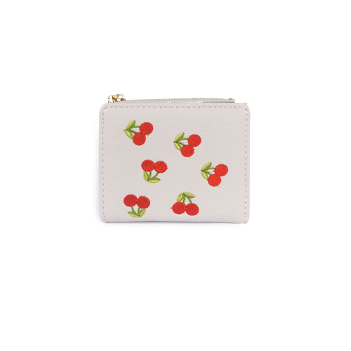 PU Wallet Cherries Dove 