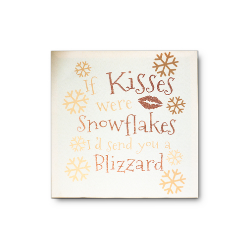 Mural Kisses & Snowflakes