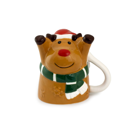 Christmas Upsy Deer Mini Mug 