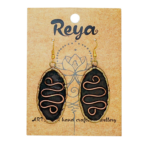 Reya Earrings Metal Avert Hand Crafted | Beautifully hand crafted