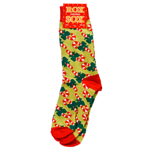Rox Christmas Socks Candy Cane