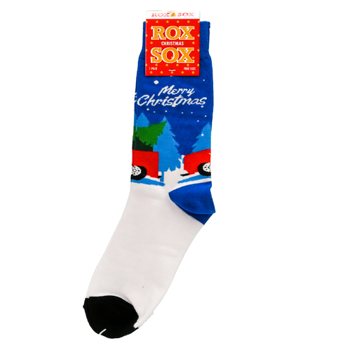 Rox Christmas Socks Merry Christmas Santas Pickup