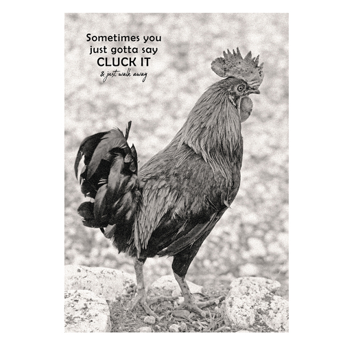Greeting Card cluck it
